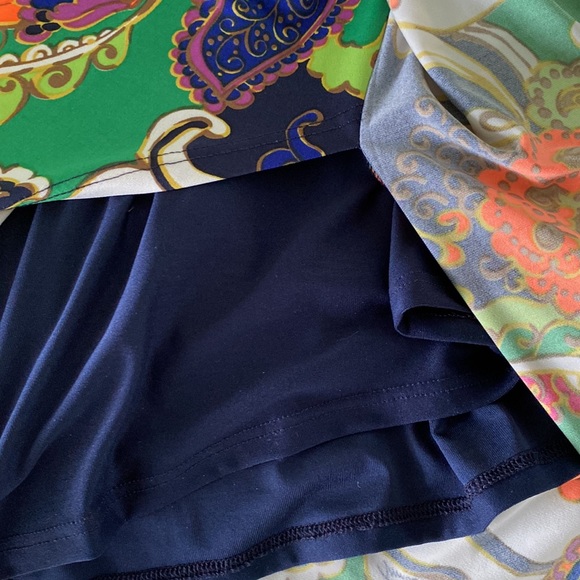 Trina Turk Michalin Turkish Delight Halter Paisley Tunic Slip Dress - 2 - Picture 10 of 14